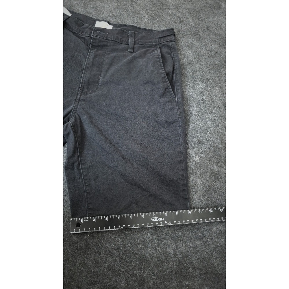 Levi Strauss & Co. Men's Black Chino Shorts Regular FIT Inseam Zip Pockets - Picture 3 of 10